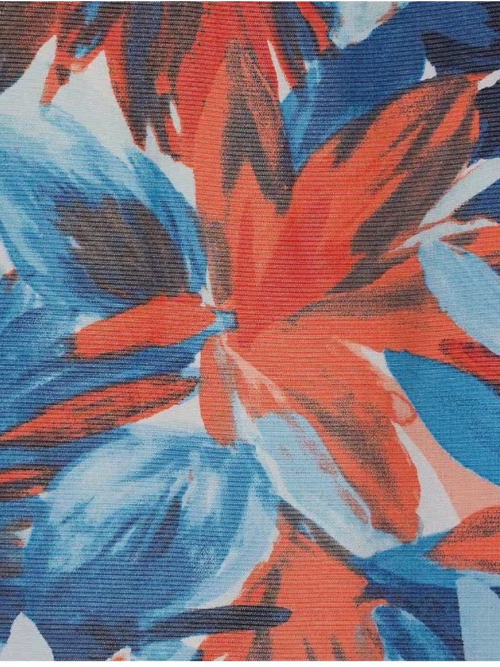 Tommy Bahama Red and Blue Floral Casual Button-Down Shirt